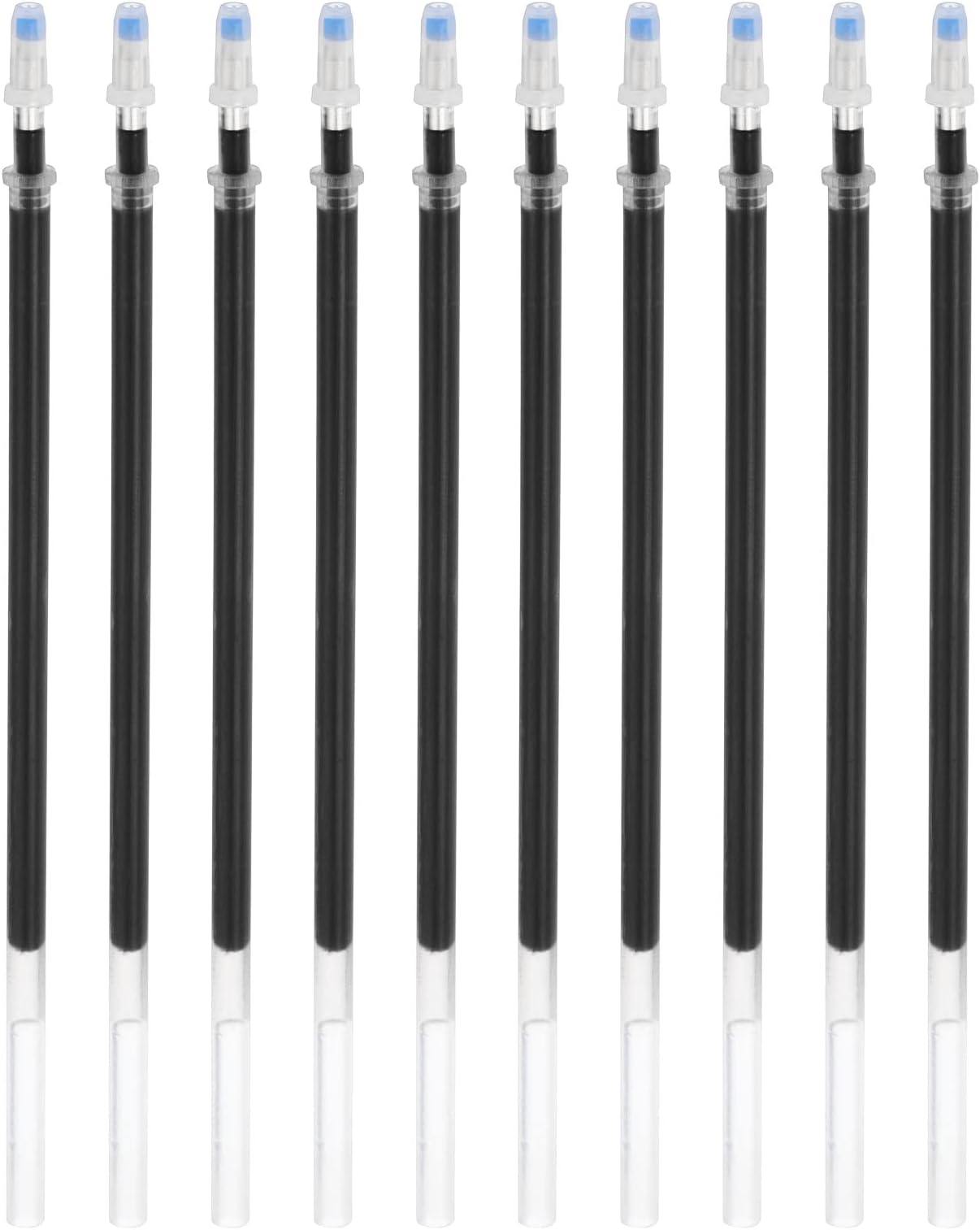 PATIKIL 0.5mm Ink Pen Refills Black, 50 Pcs Gel Pen Refills Ballpoint Pen Ink Fine Point for Pens Office Supplies, Black Ink