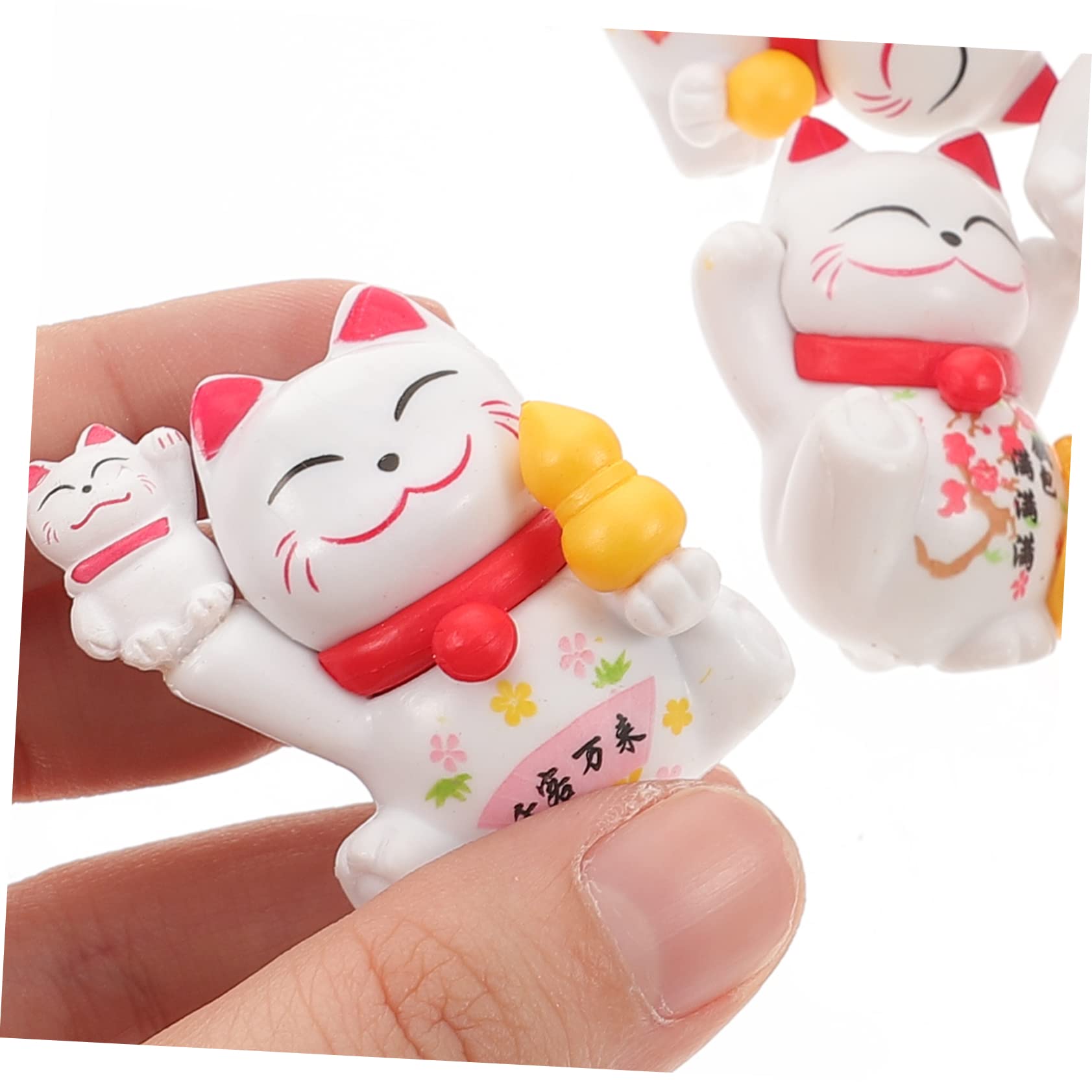 Cabilock 32 Pièces Aimant De Réfrigérateur Lucky Cat Réfrigérateur Aimants Aimant Lave-Vaisselle Aimants pour Le Frigo Aimants pour Armoire Stickers Bébé Stickers Résine