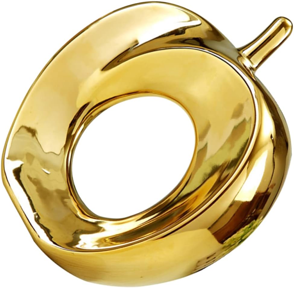 Living Room Decor Fruit Ornaments Porcelain Apple Statues Desk Table Decor