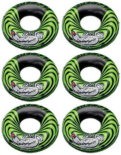 Intex 6-Pack River Rat 48-Inch Inflatable Tubes for Lake/Pool/River | 6 x 68209E