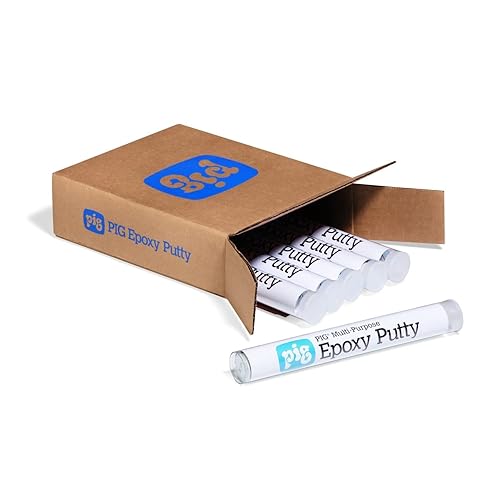 Miniatura 2 de New Pig PTY201 - Masilla epoxi multiusos, paquete de 12, tubos de 4 onzas, color gris