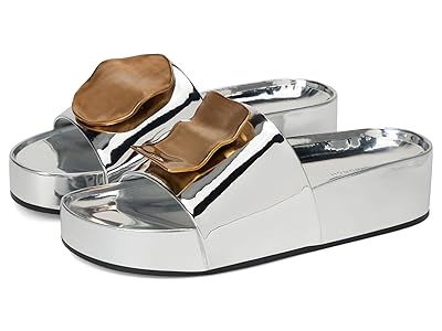 Tory Burch Patos Mismatch Hammered Slide Women