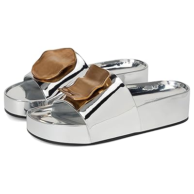 Tory Burch Patos Mismatch Hammered Slide Women
