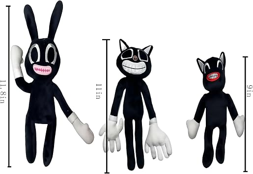 3PCS Siren Head Plush Toys Soft Horror Stuffed Animals Gift