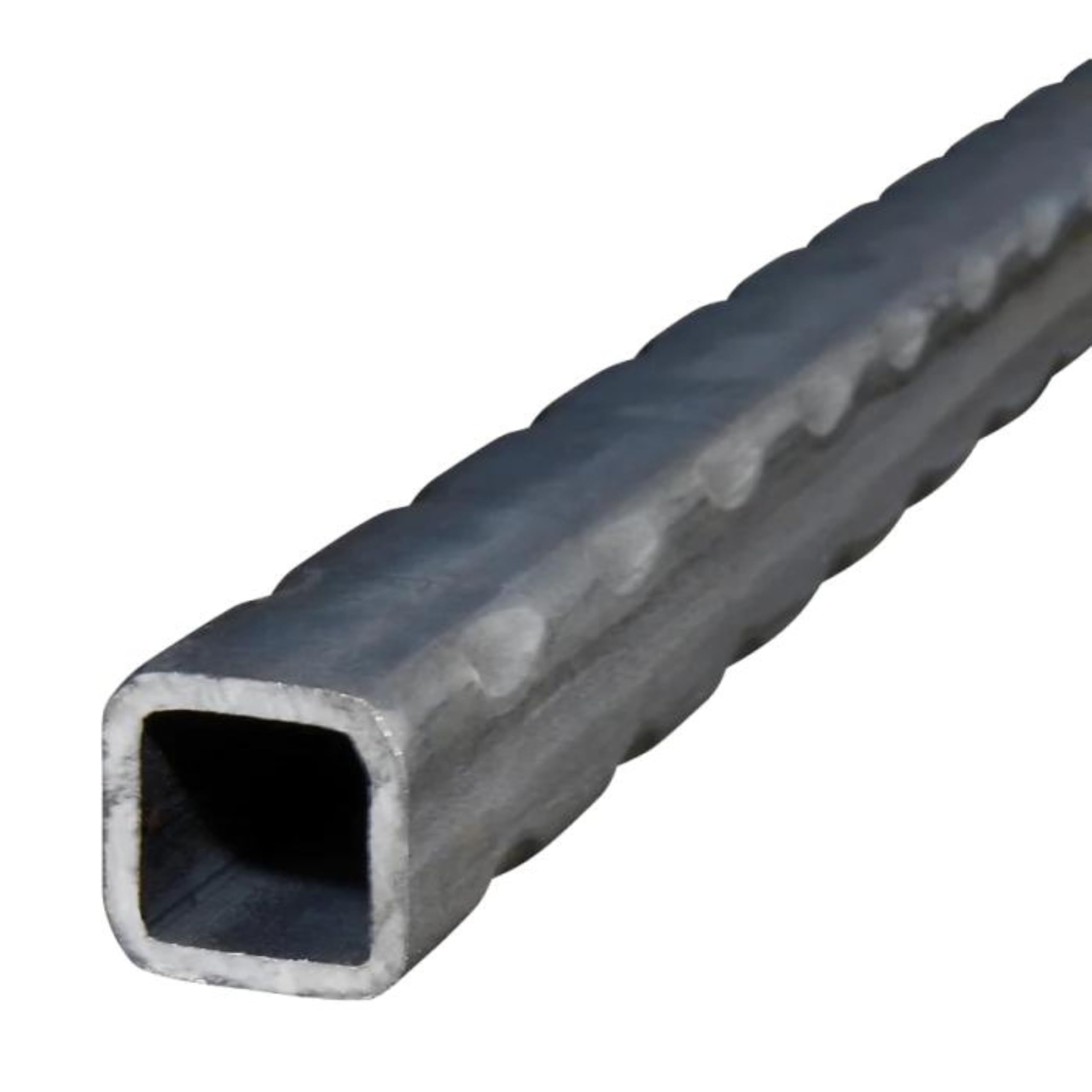Barra in Ferro Battuto Martellato Quadro 2 Metri 25x25 mm – Profilo Grezzo per Saldatura, Verniciatura