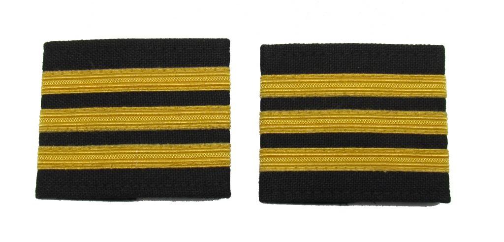 Uniform Store London Epaulette,Epaulettes Airline 3 X 1/4'' Gold,R150
