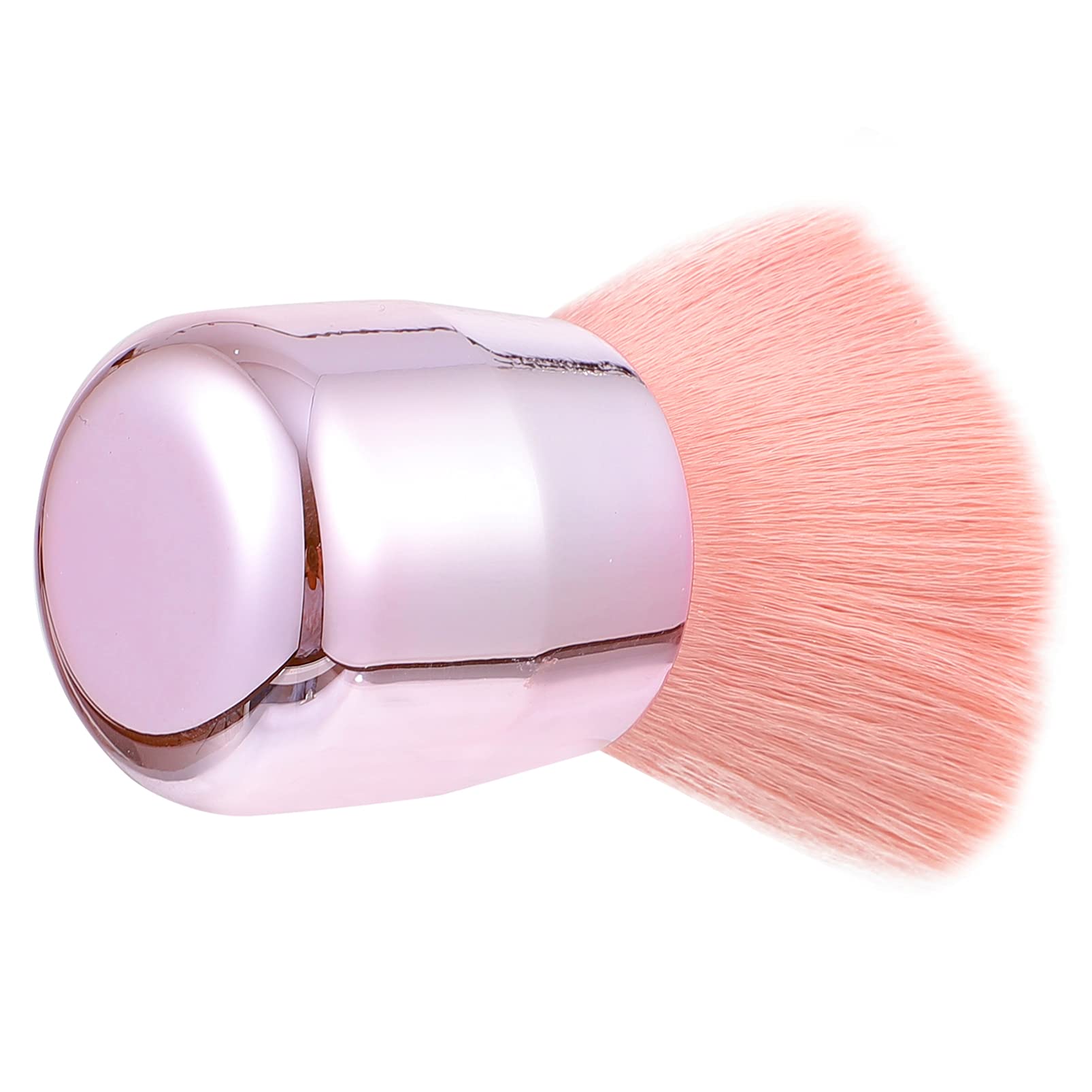 OUNONA Multi Purpose Loose Powder Brush with Dense Flat Bristles for Blush and Cosmetics Gentle Touch Makeup Brush for Everyday Use and Travel