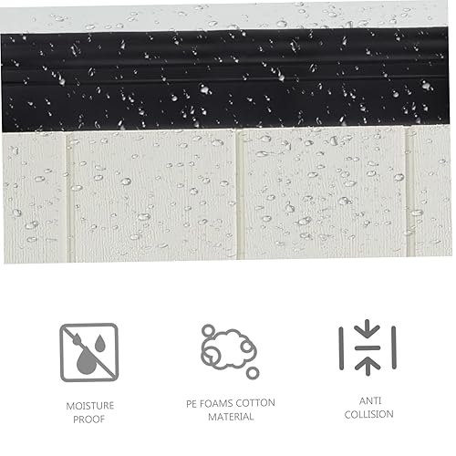 Miniatura 5 de Adhesivos de pared de 1 rollo de tiras adhesivas autoflexibles, base de calafateo autoespejo, riel de piso, despegar el techo, adhesivo para