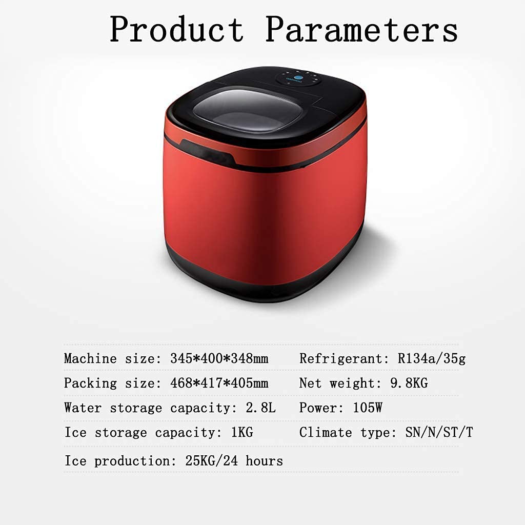 2 In 1 Automatic Ice Cube Maker Portable Small Counter Electric Home Use Kitchen Bars Coffee Shop Tap on Fridge.com - View 6