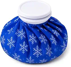 Bolsa De Gelo E Água Quente Flexível Reutilizável Capacidade 500Ml