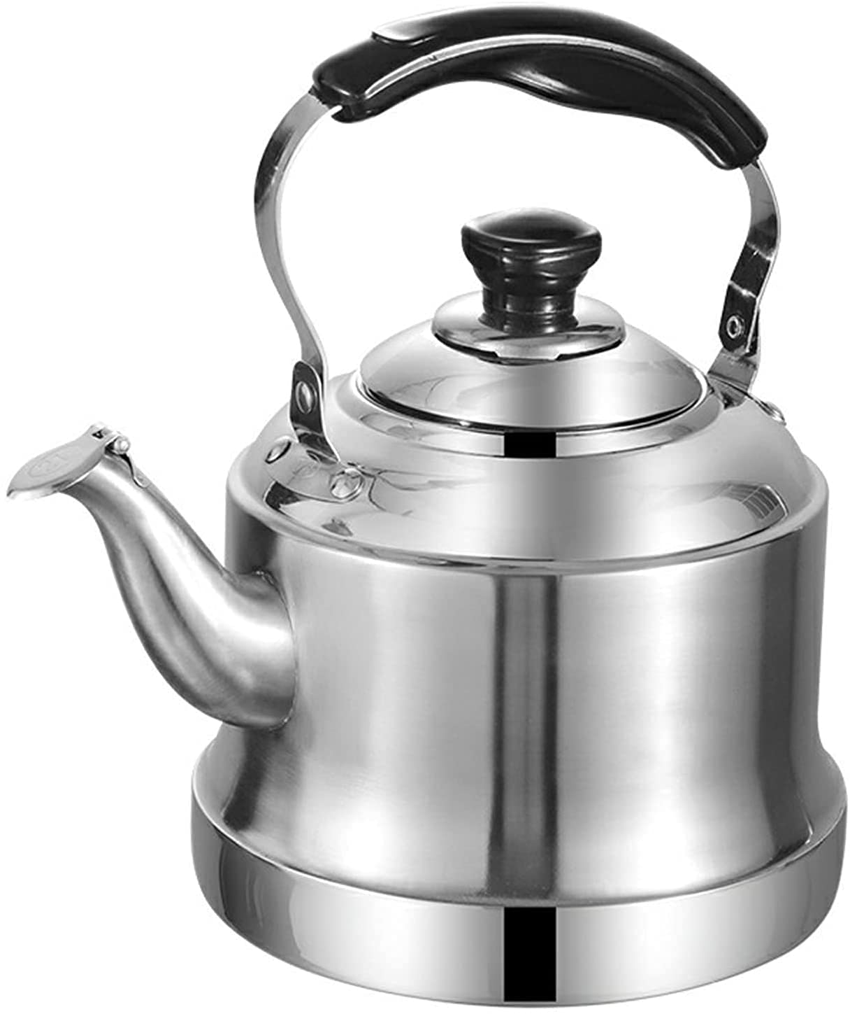 SHISHI Kettle Stove Kettle, théière en Acier Inoxydable de 1,5L / 2L / 5L, adaptée à la Plupart des poêles (Size : 1.5L)