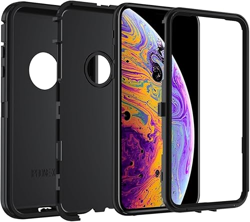 Miniatura 3 de Funda para iPhone XiPhone Xs, 3 capas duradera funda de teléfono resistente protección para teléfono, a prueba de golpes y caídas a prueba de polvo