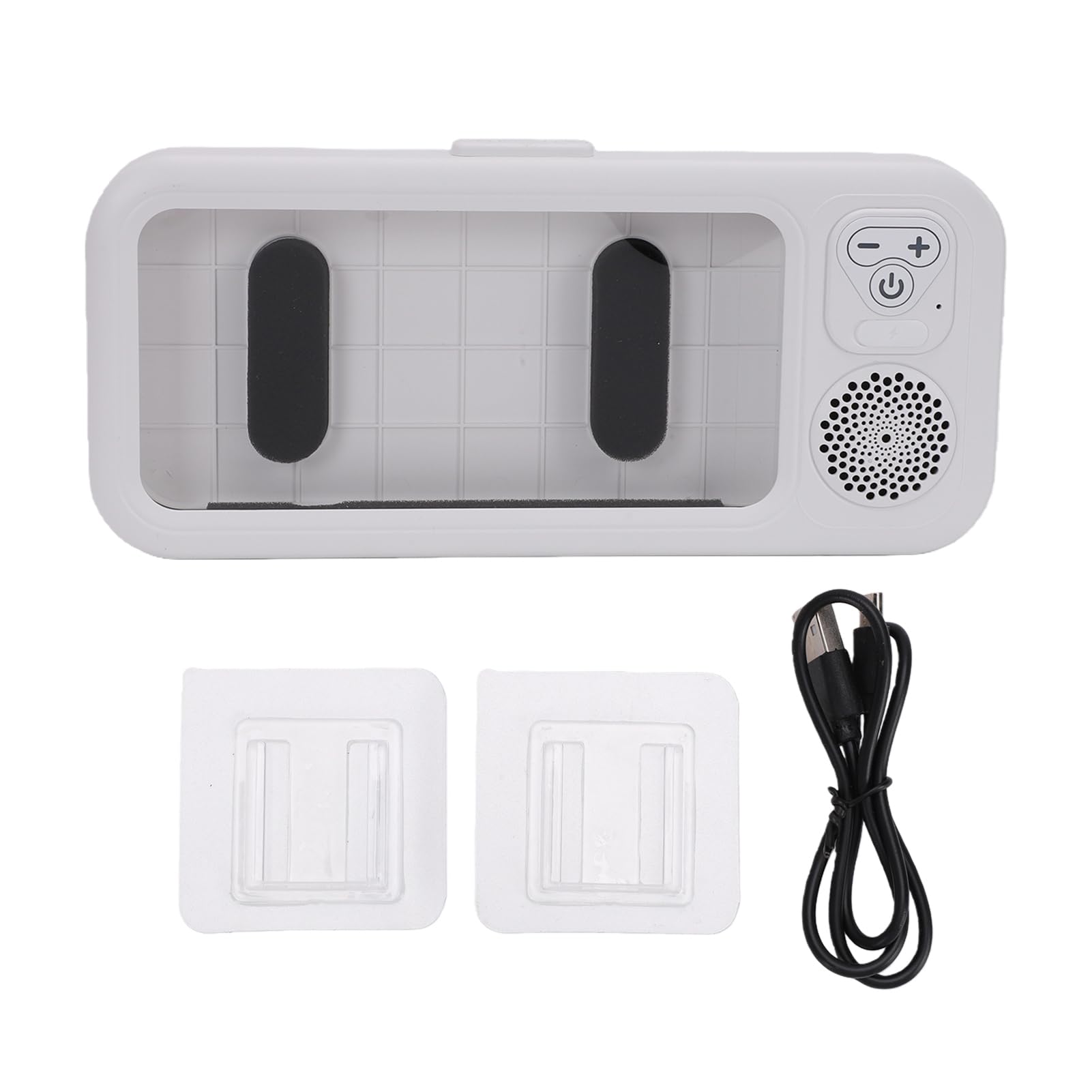 Soporte para teléfono de ducha impermeable inalámbrico con altavoz bluetooth para pared 8