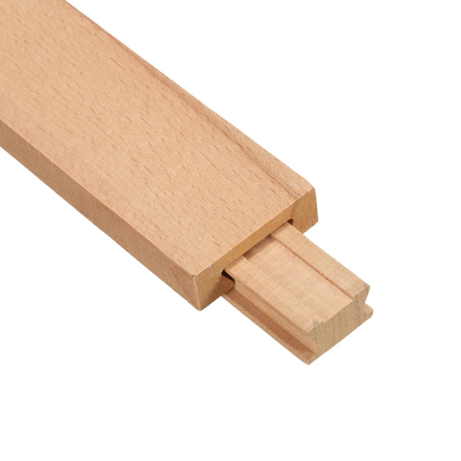 Lot de 6 glissières de tiroir centrales en bois de 35,6 cm - Style