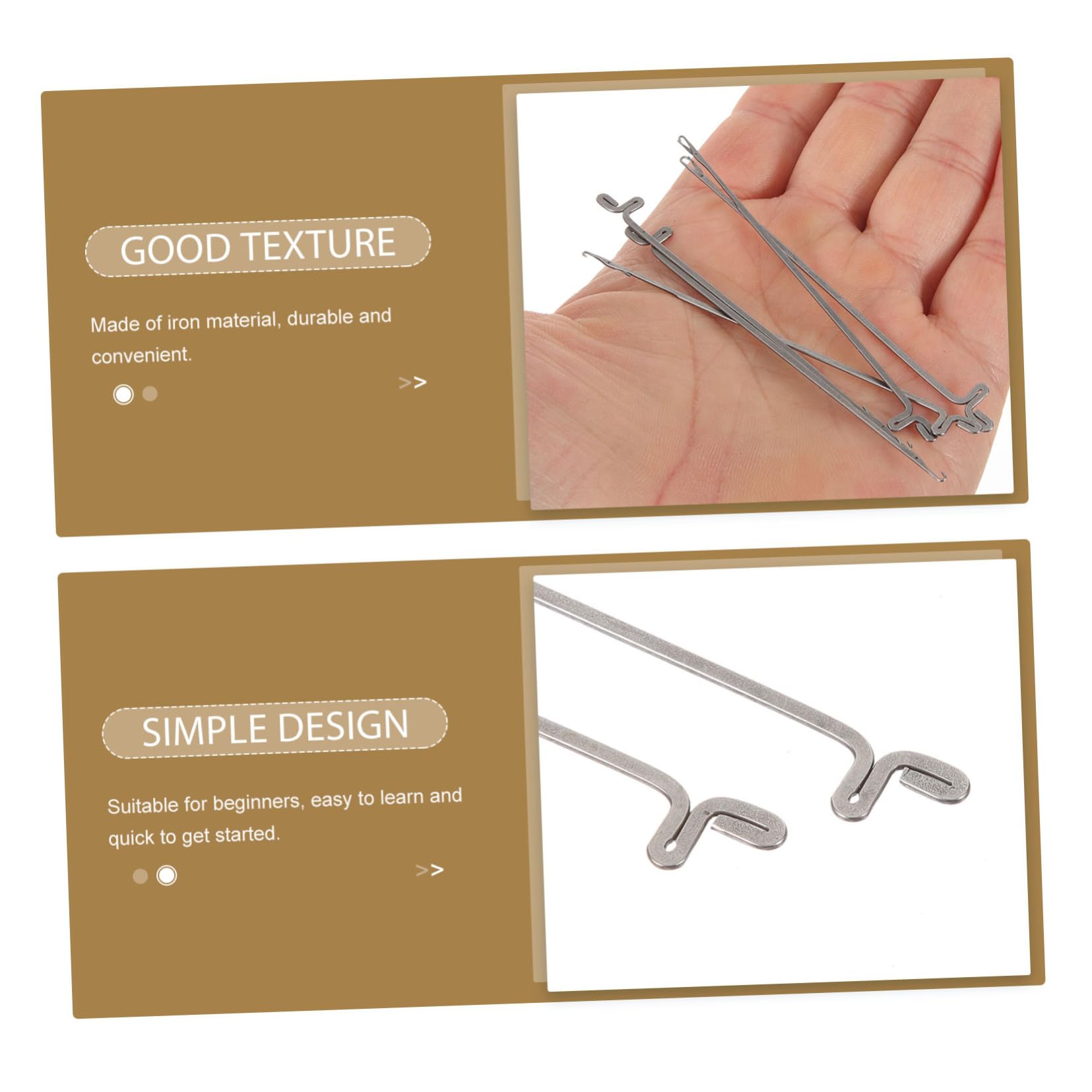 HOODANCOS Jewelry Making Supplies 10pcs Beading Needle Set Long Beading Needles Metal Bead Tools Easy to Learn for All