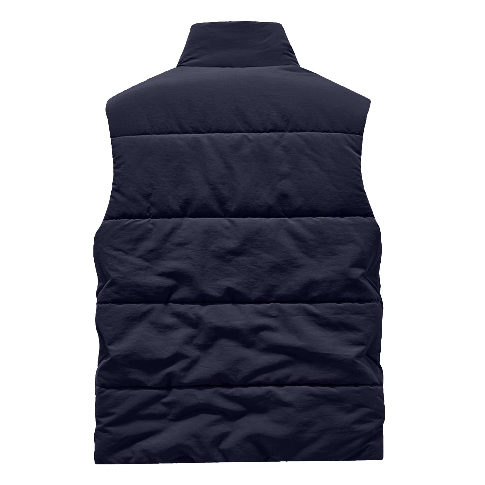 SOOUICKER Weste Herren Outdoor Gefüttert Steppweste Winter mit Vielen Taschen Fleeceweste Warm Arbeitsweste Fleece Winterweste Sport Übergangsjacke Ärmellos Vintage Ohne Kapuze