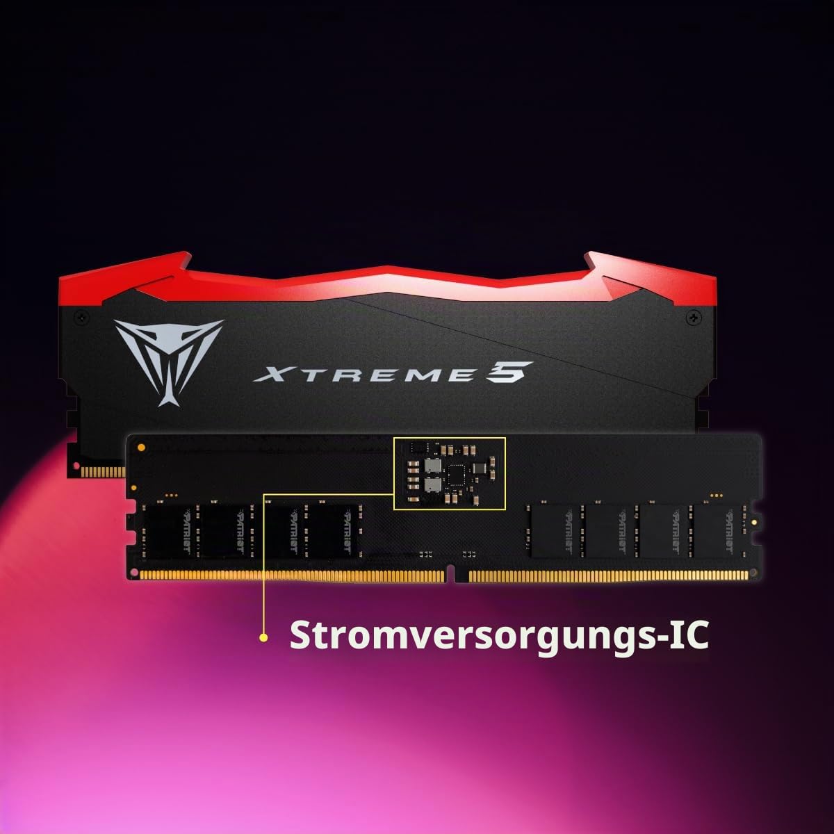 Patriot Viper Xtreme 5 DDR5 RAM 48GB (2X24GB) 8200MT/s CL38 UDIMM Desktop Gaming Memory Kit - PVX548G82C38K