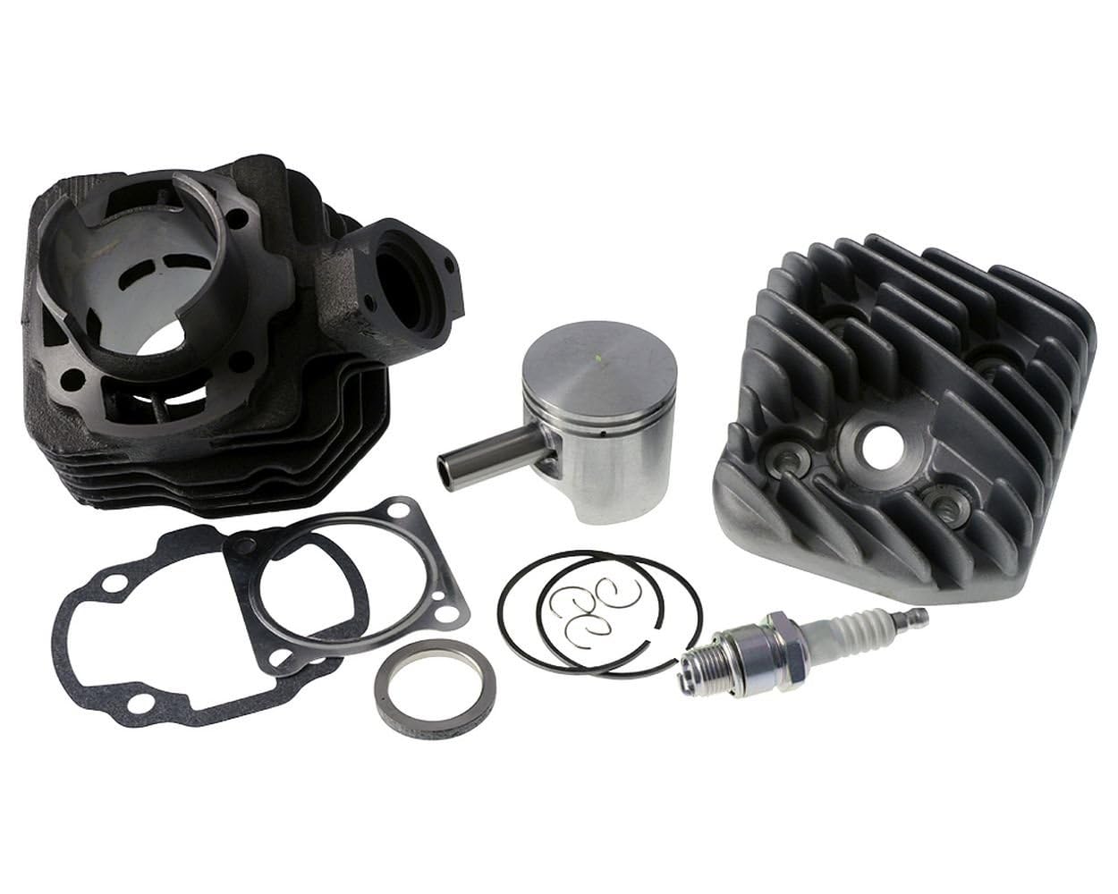 Zylinder kit Zündkerze kompatibel mit PEUGEOT Buxy Elystar Speedfight 1 2 TKR Trekker Vivacity