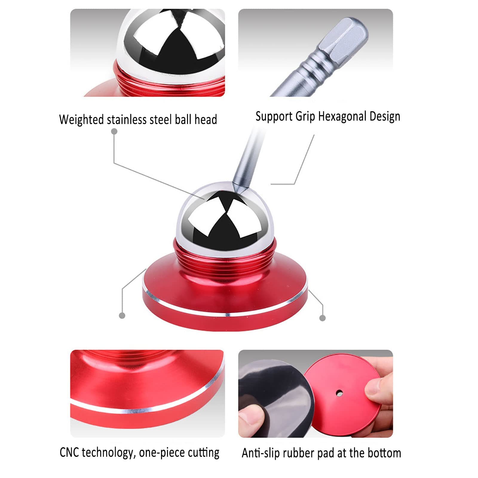 Herramientas para hacer modelos, estabilizador de mano para tallado de precisión y microesculpir, rotación de 360 grados para pintura de pasatiempos y modelos en miniatura
