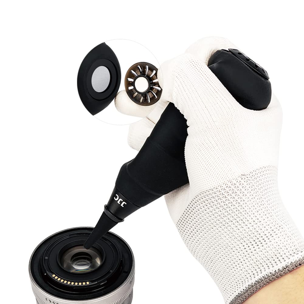 Soffiatore D'Aria JJC Per Fotocamere - Senza Polvere, Per Sensori E Lenti, Nero - Foto 4