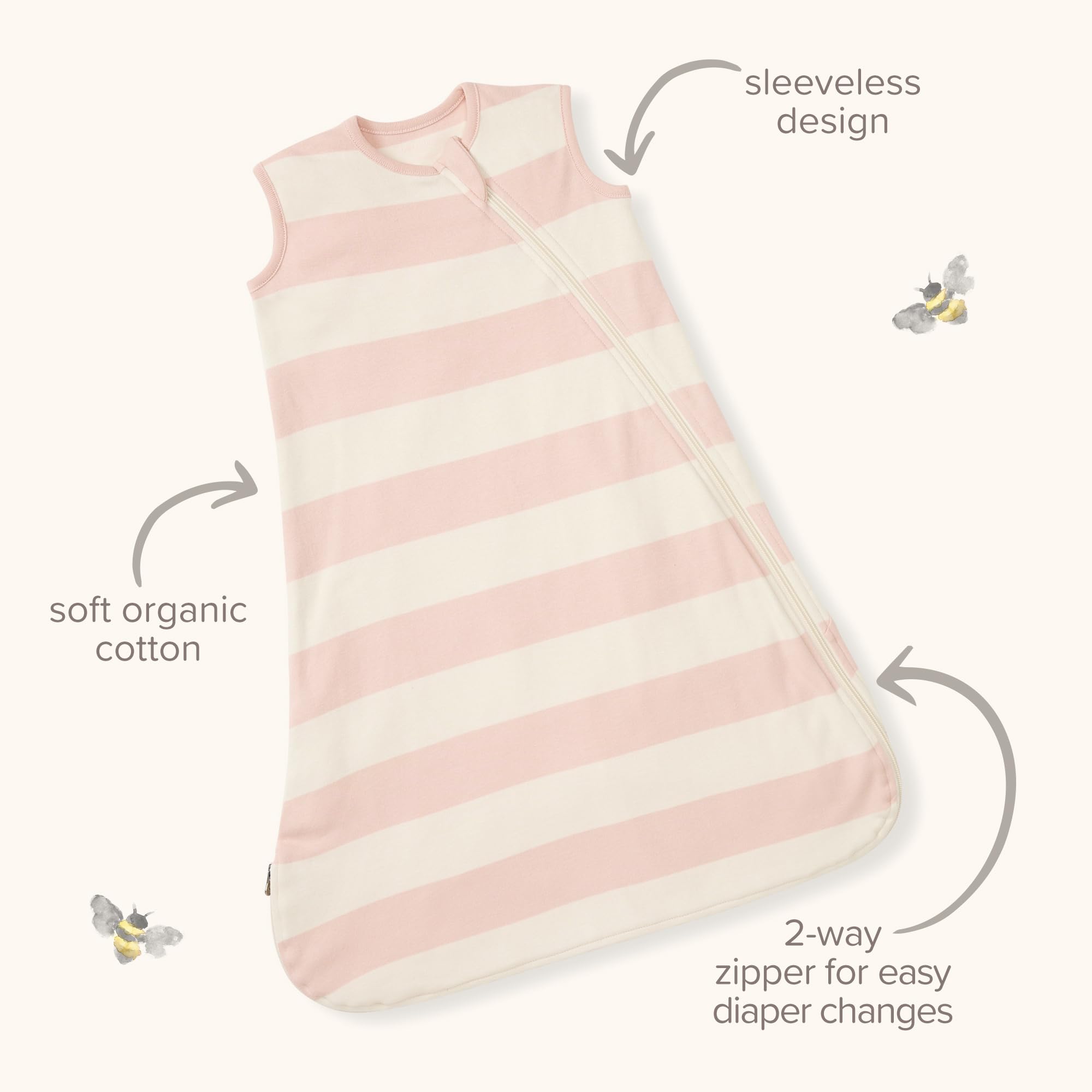 Burt's Bees Baby Beekeeper Wearable Blanket Manta portátil Unisex bebé
