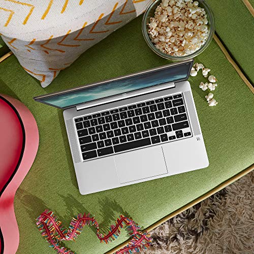 Image of HP Chromebook 14-inch HD Laptop, Intel Celeron N4000, 4 GB RAM, 32 GB eMMC, Chrome (14a-na0010nr, Mineral Silver)