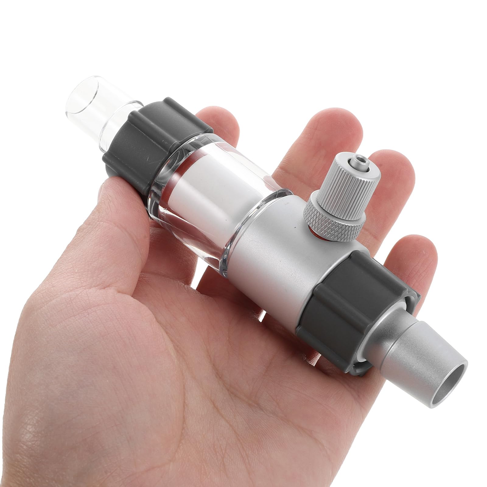 BESPORTBLE Difusor para Pecera de Acuario Contador de Burbujas en Línea, Difusión de Co2, Compatible Mangueras de Agua, Adecuado para Aficionados a Acuarios Plantados