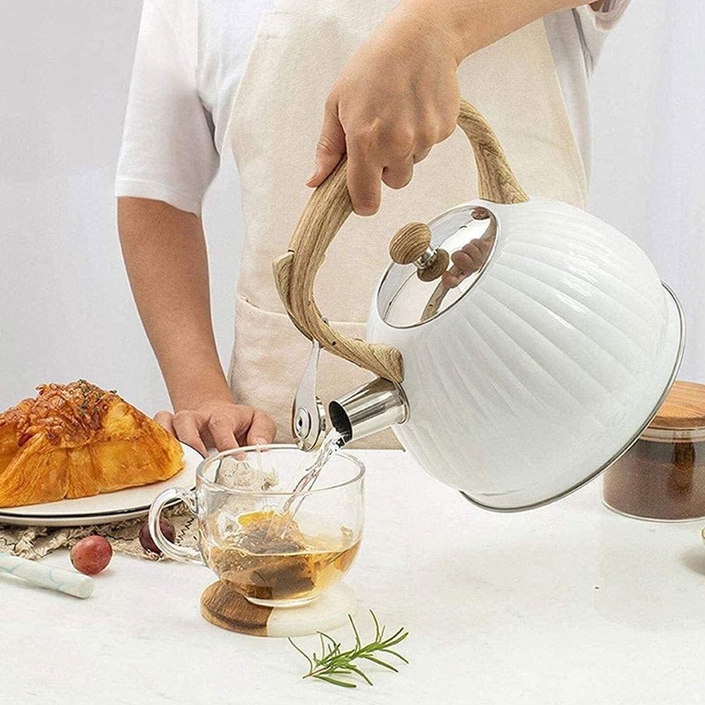 Czajnik Kuchenka Gazowa Czajnik Z Gwizdkiem 3,5 L Domowy Ze Stali Nierdzewnej Uchwytem Do Wszystkich Płyt Kuchennych Gaz Czajnik Do Domu