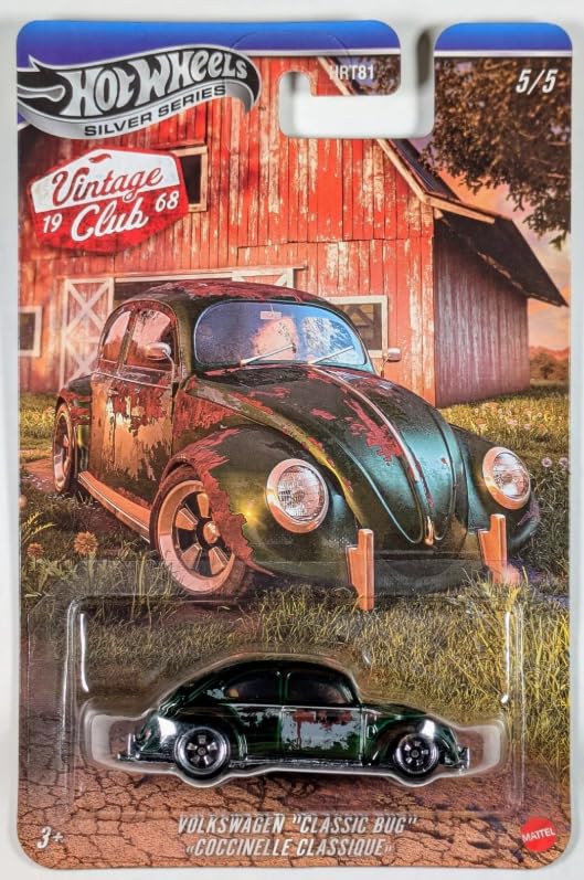 Hot Wheels Volkswagen Beetle 1:64 Verde miniatura 1