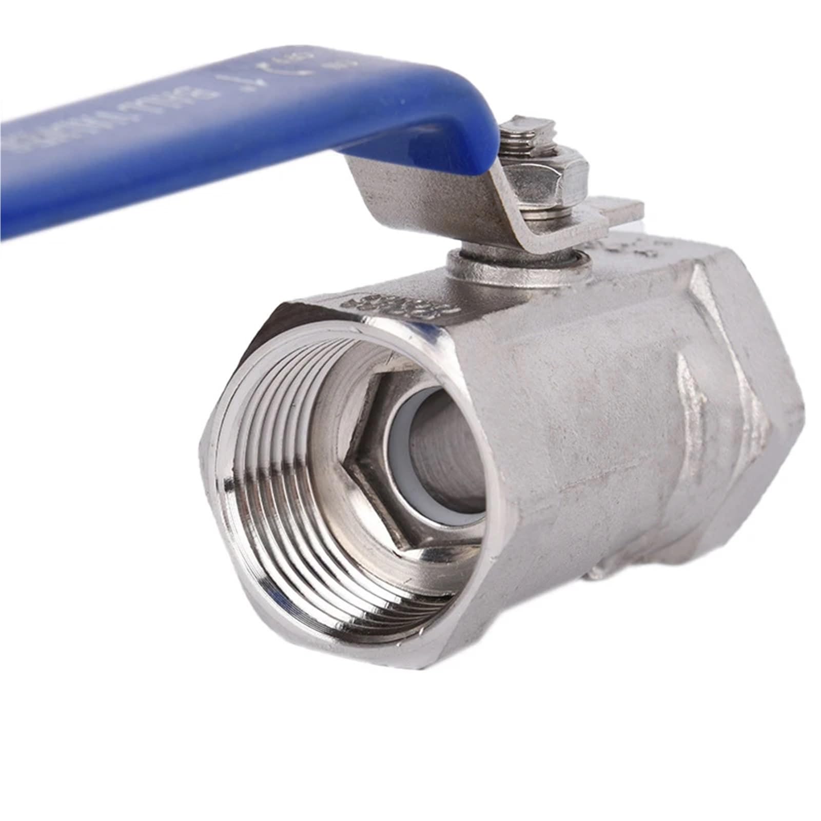 Válvula de bola de 1/4" en acero inoxidable para baja presión de agua 1