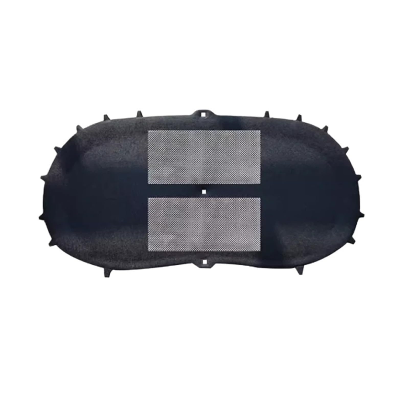 Lycheu Silver Front Hood Engine Firewall For Tiguan 5N 2010-2016 Car Hood Engine Insulation Pad Cotton Soundproof Cover Heat Sticker Liner Mat Accessories