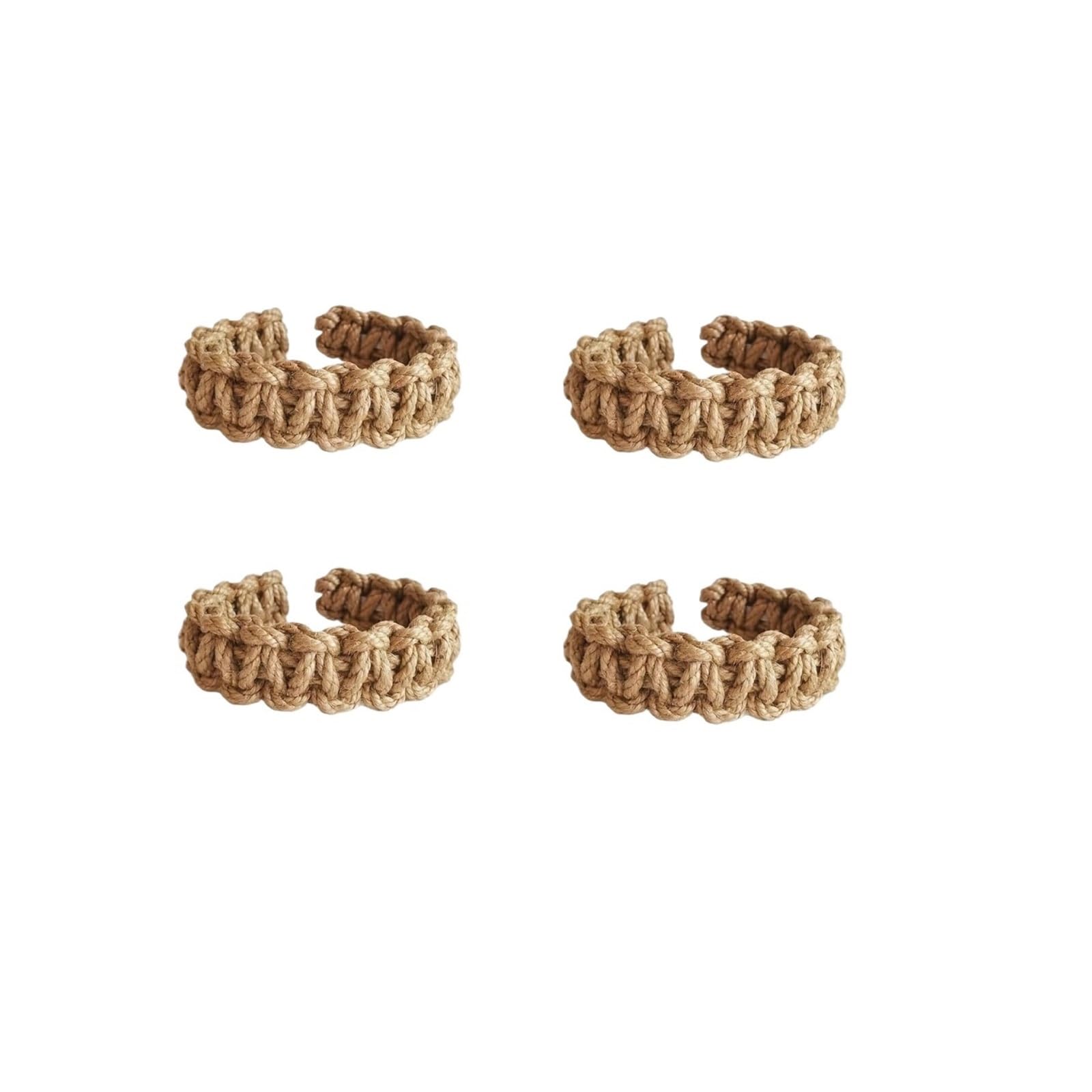 UALXPAO Jute Rope Curtain Tieback 8PCS Curtain Tiebacks