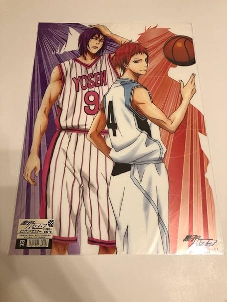 Amazon Co Jp 黒子のバスケ 藤巻忠俊 紫原敦 赤司征十郎 A3 サイズ クリア ポスター ゲーム アニメ 声優 レトロ Pcゲーム 告知 販促 ホビー 通販