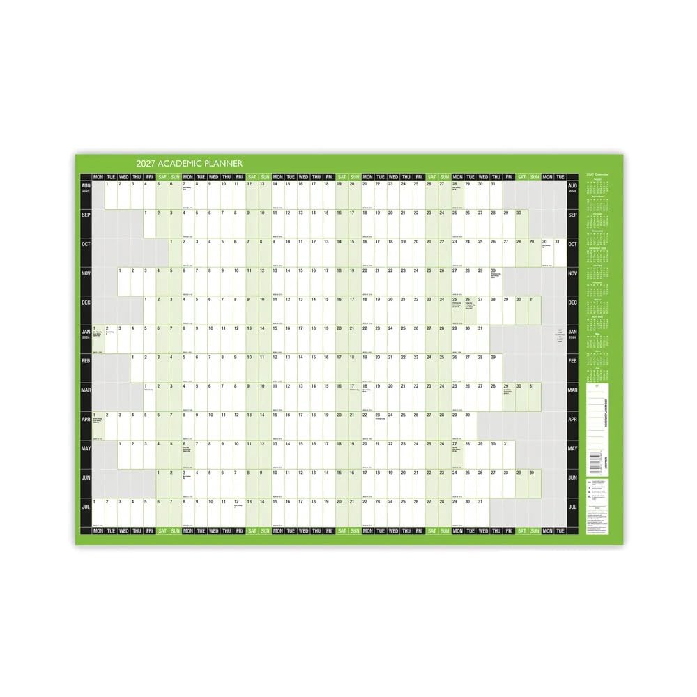 Janrax 2027-2028 Academic Planner Mounted - 855 x 610mm โ image 1