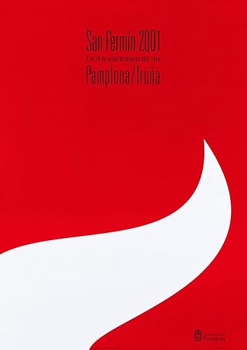 Pampelune San Fermín 2001 - Póster de reproducción formato 19.7 x 27.6 in, papel de 10.58 oz, archivo digital HD, se puede ver en tienda