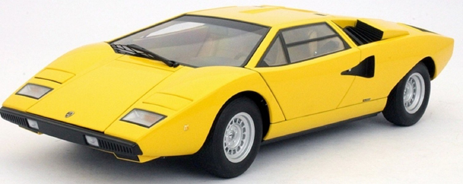Amazon.com: AutoArt 1/18 Lamborghini Countach LP400 (amarillo 