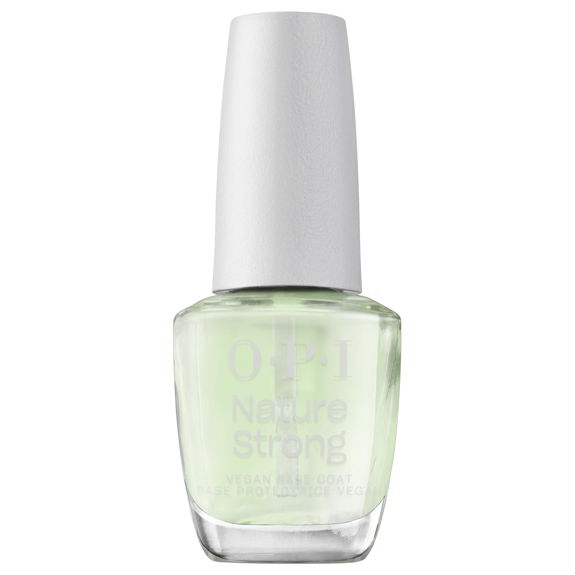 OPI Nature Strong Base & Top Coat – vegane Formel mit natürlichen Inhaltsstoffen – von der Hautpflege inspirierter Base- und Top Coat für sofort gesund aussehende Nägel