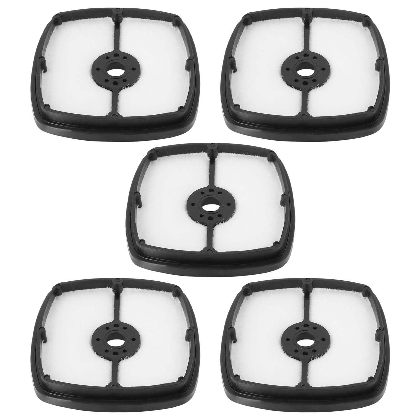 OTOTEC 5PCS Trimmer Air Filter Compatible with Echo GT-225 SRM-225 PAS-225 67.6x66mm Trimmer Air Cleaner Trimmer Air Intake Filter Black and White