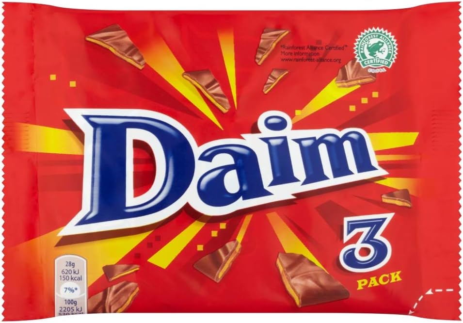 Daim Bar pack of 3 x 28g