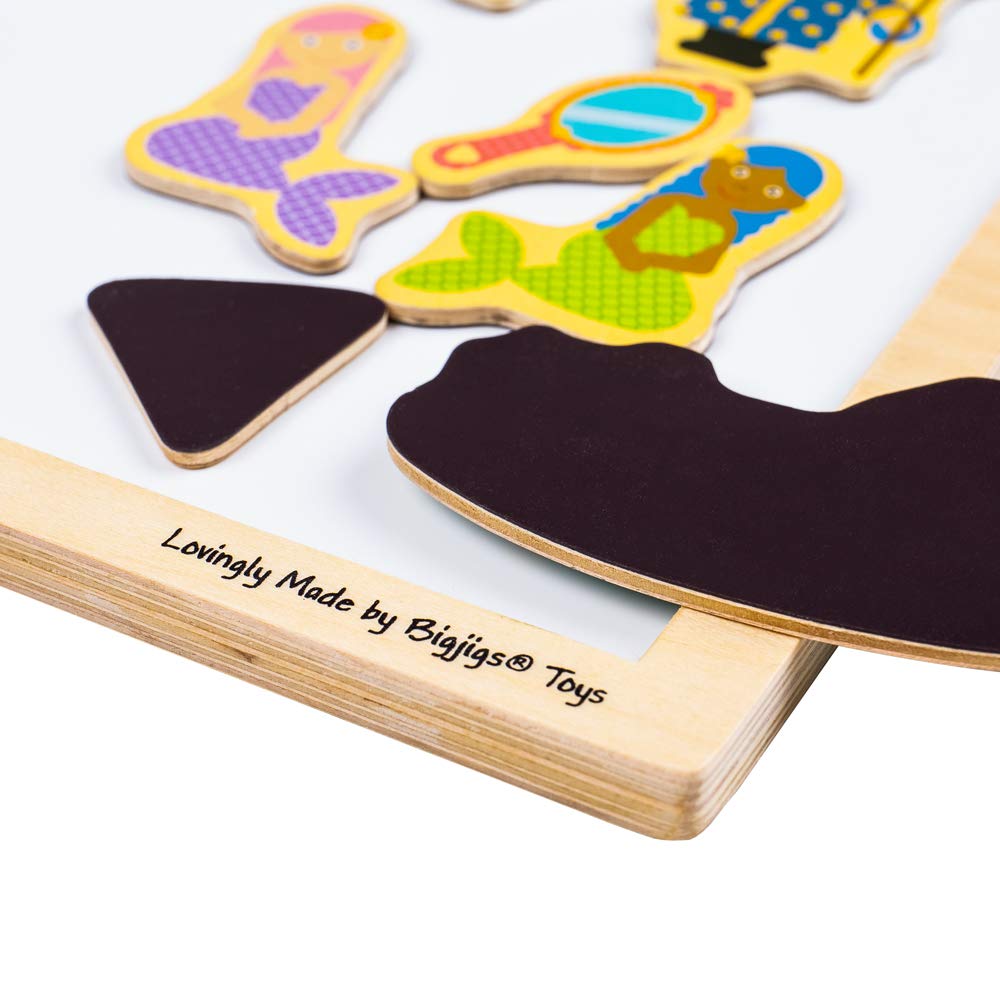 Bigjigs Toys Magnetspiel „Großstadt“ – Holz-Magnetbord Mit Fahrzeugen Für Kinder Ab 2 Jahre