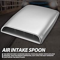 Vista 2 de KaTur Universal Coche Decorativo Flujo De Aire De La Capilla De Admisión Cucharada Ventilación Turbo Capó