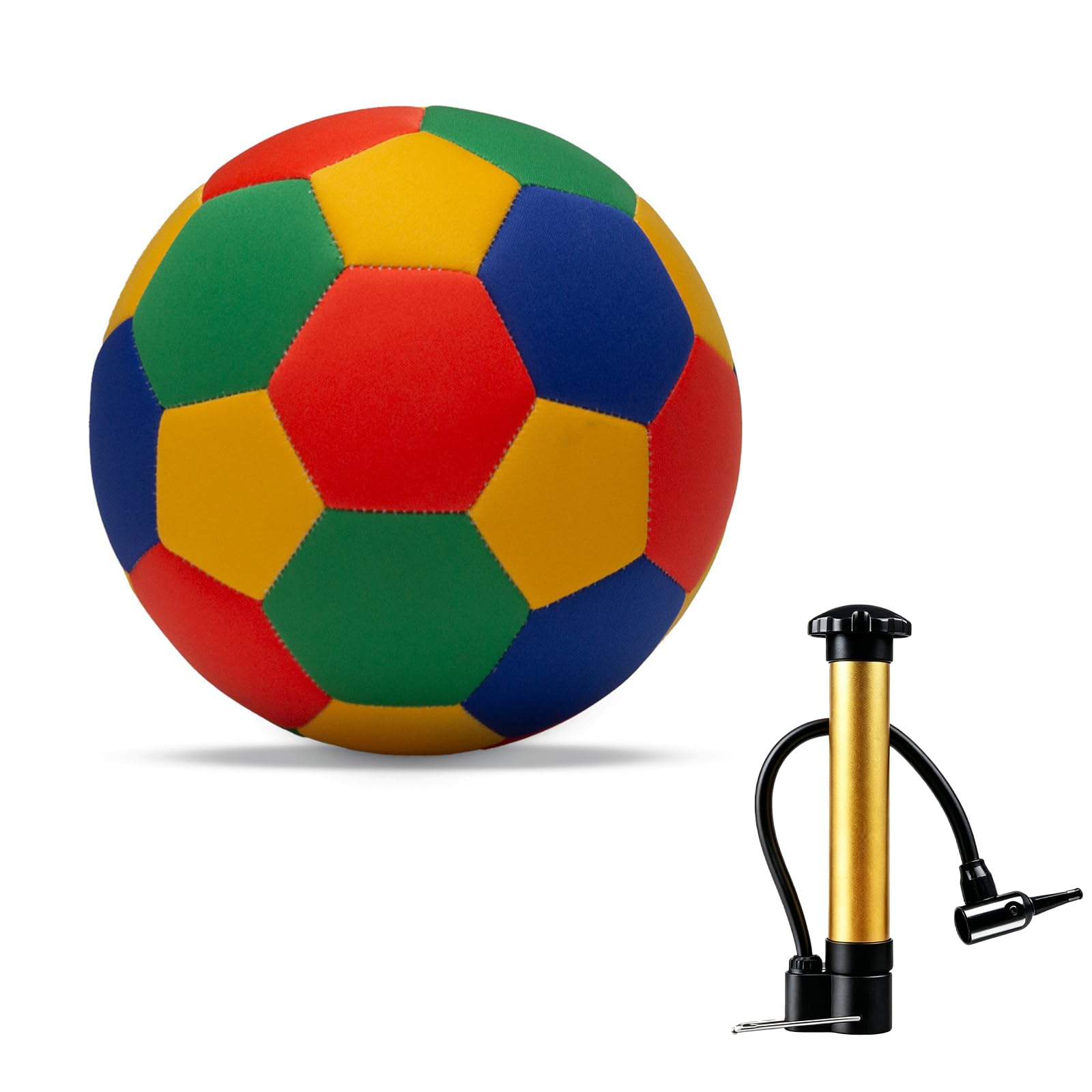 Indoor Fußball Größe 4, Weicher Softball Fußball für Zuhause, Leicht & Sicher, Trainingsball für Dribbling & Technik, Indoor-Trainingsball für Jugendliche