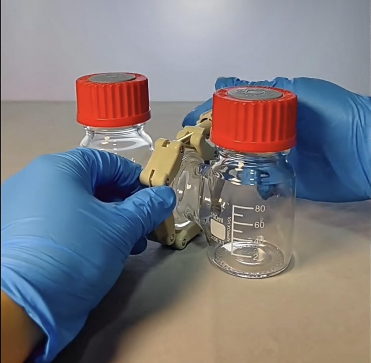 Zacisk reaktora do mikrobiologicznego ogniwa paliwowego - Stała skrzynka na ogniwa paliwowe do cynkowych ogniw paliwowych, 1 szt.(250ml)