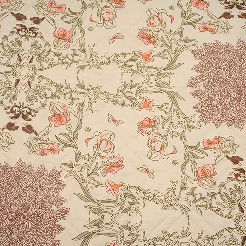 Image of Akshya Cotton Dohar Single Bed Lightweight AC Comforter Thin Summer Blanket Reversible Cotton Quilt Soft Breathable Skin Friendly Single Bed Size Multi-Purpose