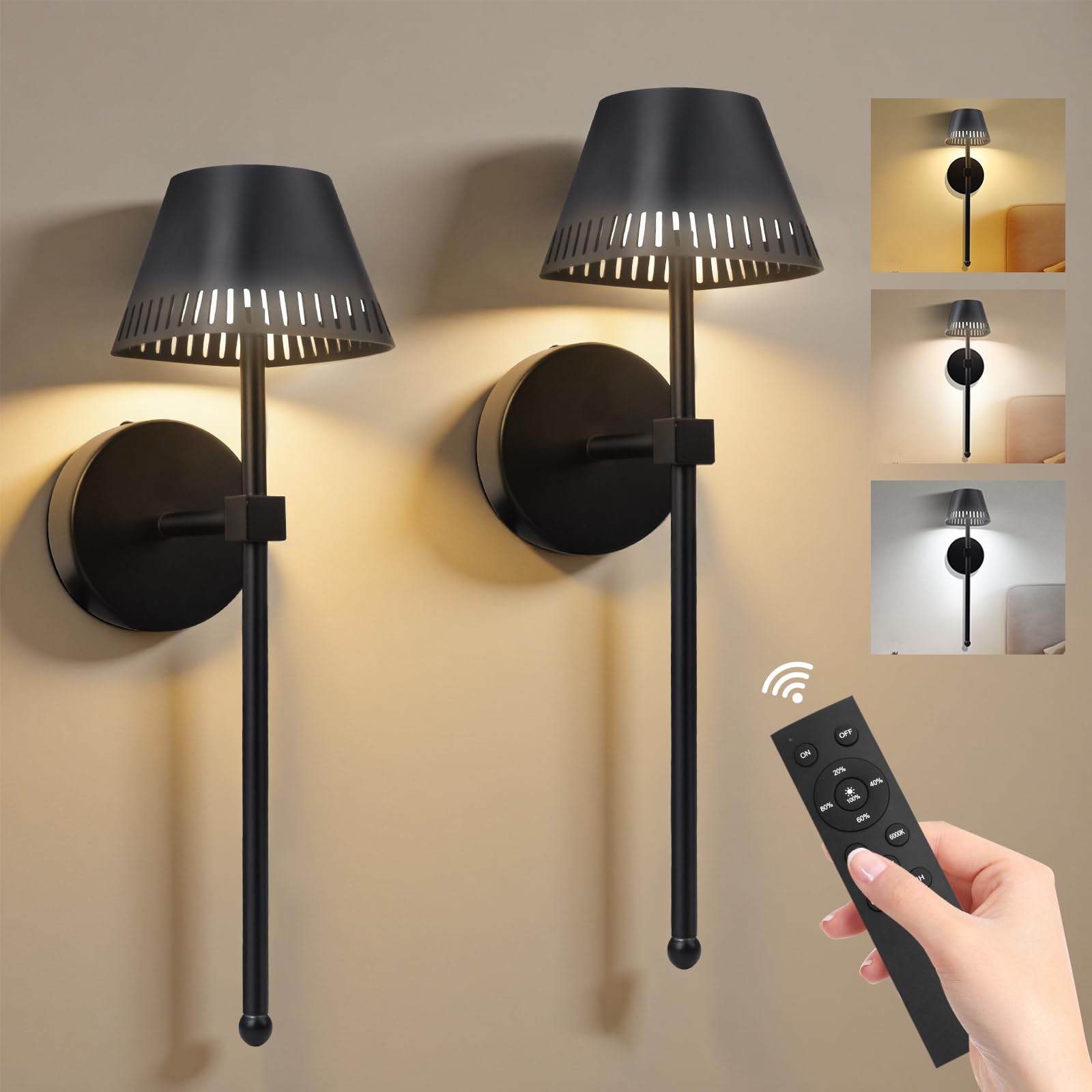 AVANLO Solarlampen für Außen mit Bewegungsmelder, Superhelle