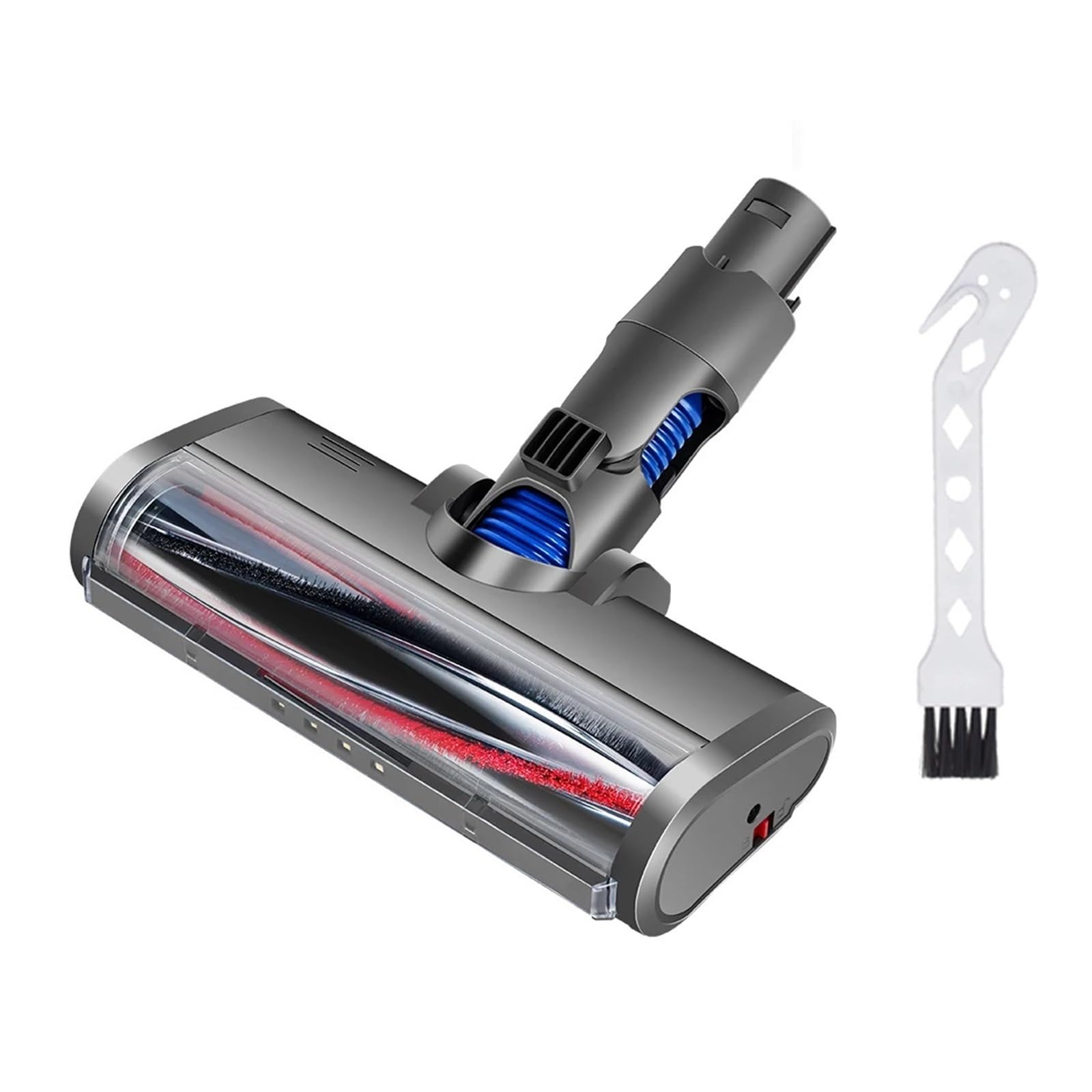 Compatible Con Dyson V6 DC58 DC59 DC61 DC62 Cepillo De Rodillo Eléctrico De Liberación Rápida Con Cepillo De Cerdas For Barredora De Rodillos Cabezal De Rodillo Accesorios For Cepillos For Alfombras Y