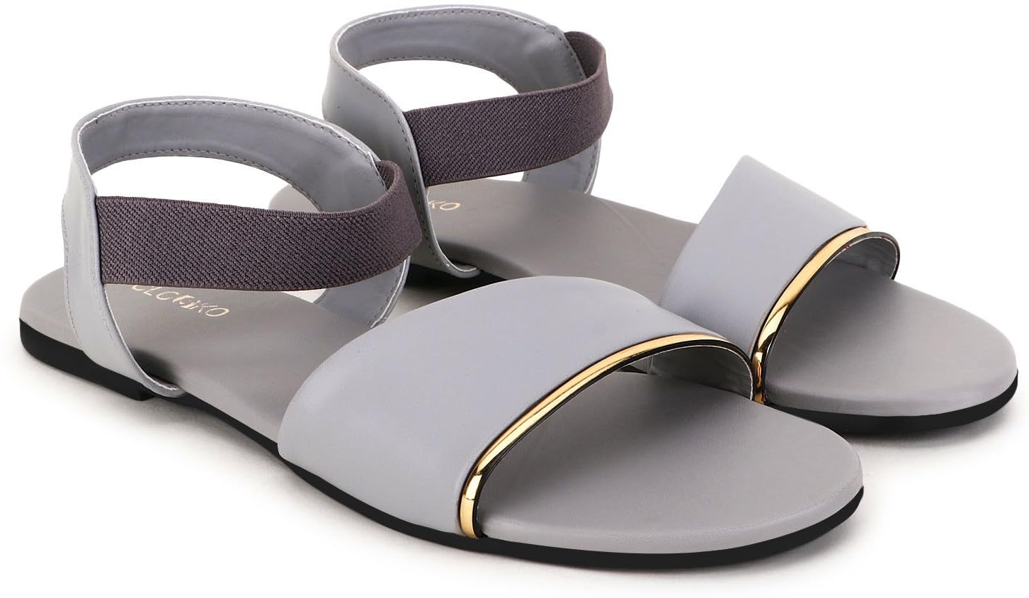 CLOSKO Women's Flat Fashion Sandals | 8 | | NWW-105_P