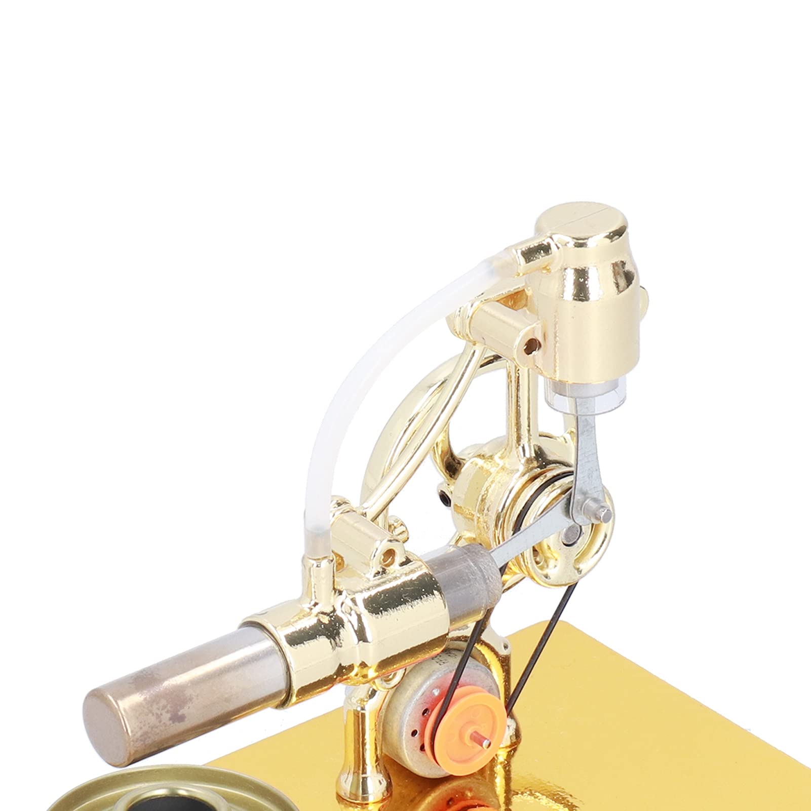 Mini Motore Stirling Modello Motore a Vapore Giocattolo Educativo per Scienze Fisiche Regalo per Bambini Progetti scientifici Decorazione del Desktop Ferro 16x8,8x12 cm