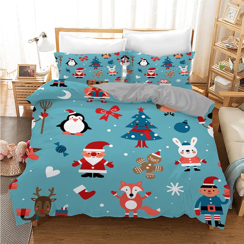 Housse de Couette 240 x 260 Infroissable : Fini la Couette qui Glisse à Noël