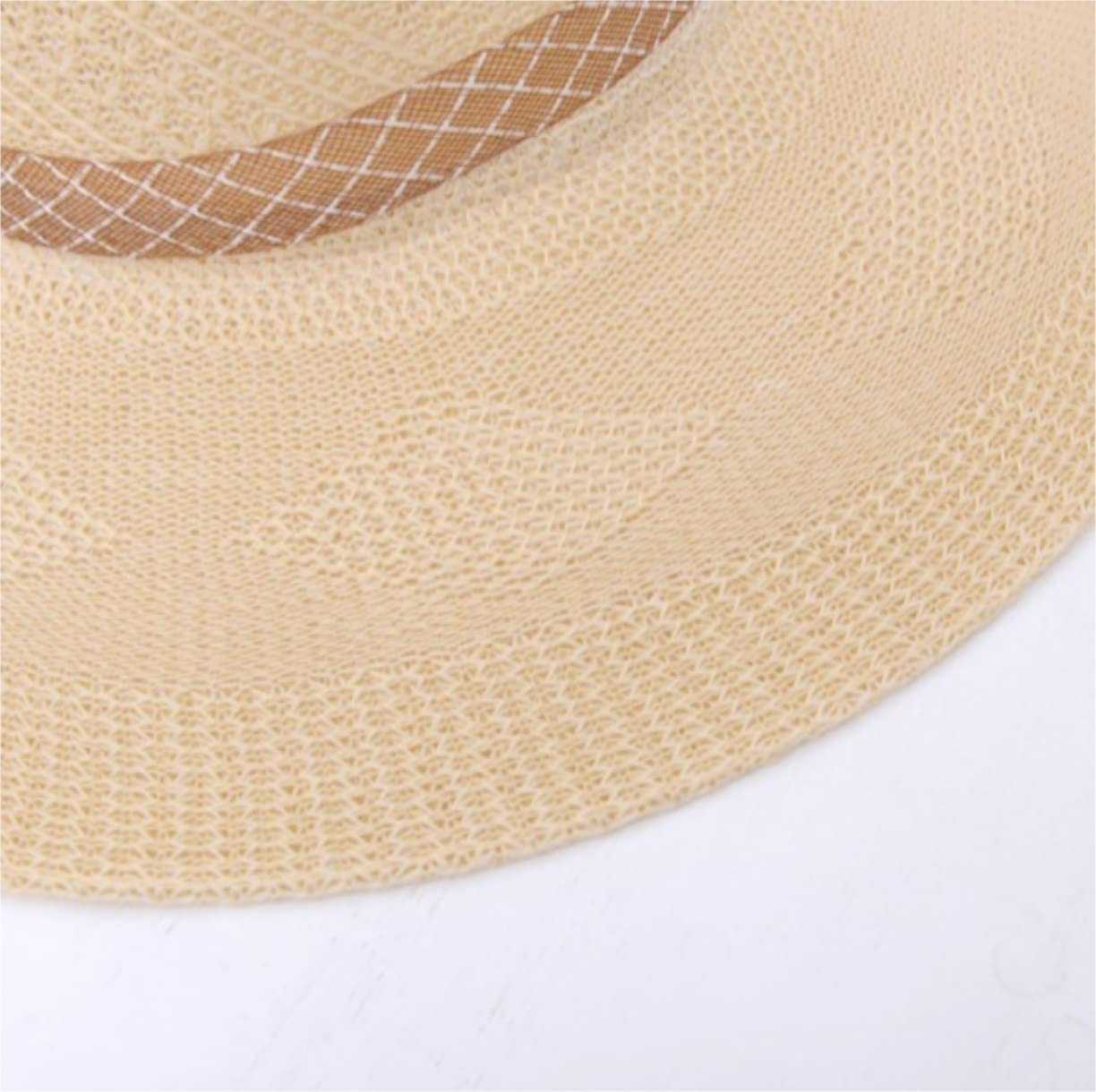 Visera Sombrero de Sol Sombrero De Verano para Mujer, para El Sol, Playa con Cinta para, Paja Informal Transpirable Viaje